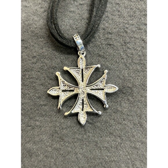 Park Lane RENAISSANCE Necklace Genuine Marcasite Maltese Cross Pendant J273 - Picture 6 of 11